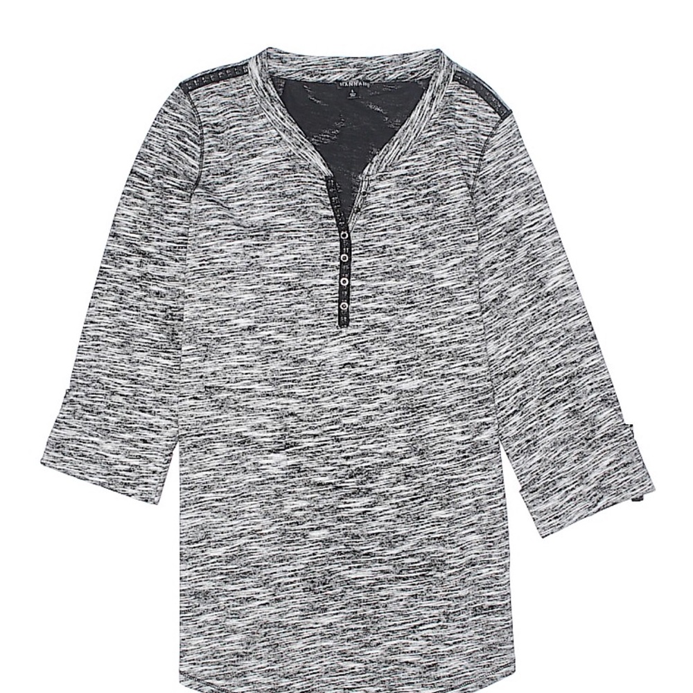 HANNAH 3/4 Sleeve Henley Size M